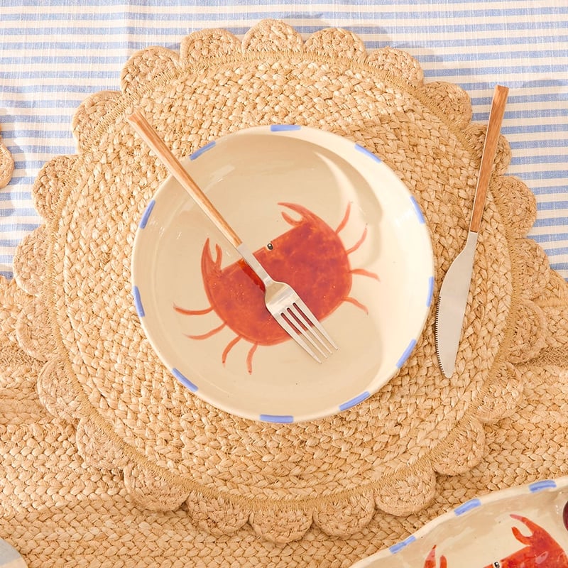 Under The Sea Crab Serving Bowl