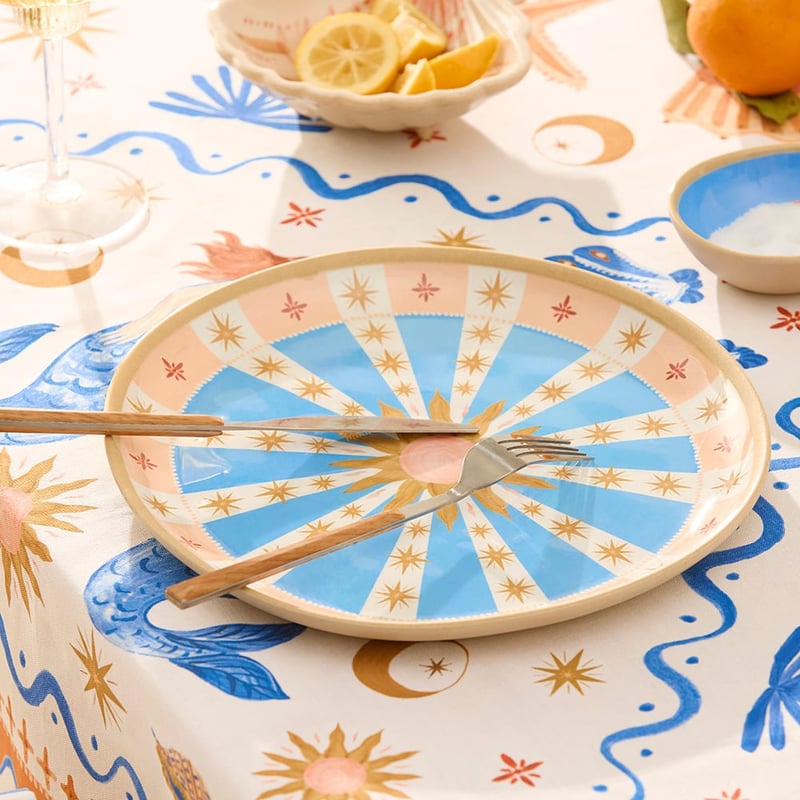 La Sirena Sun Melamine Dinner Plate