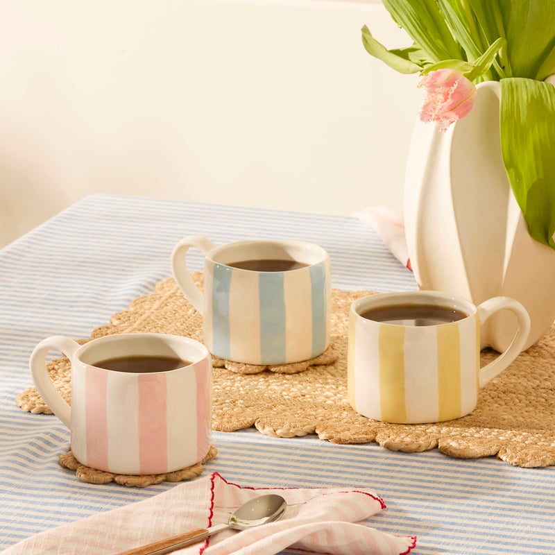 Stripe Lemon Mug