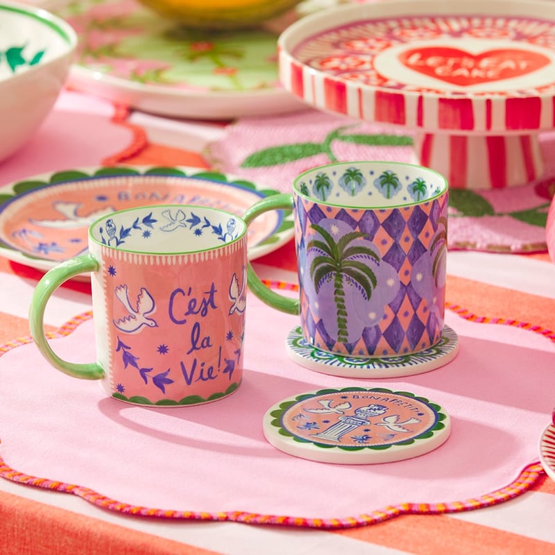 C'est La Vie La Vie Mug Pack of 2