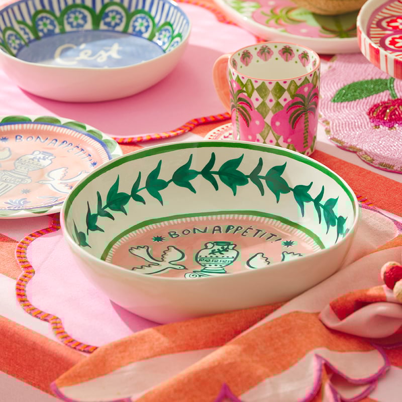 C'est La Vie Bon Appetit Salad Bowl