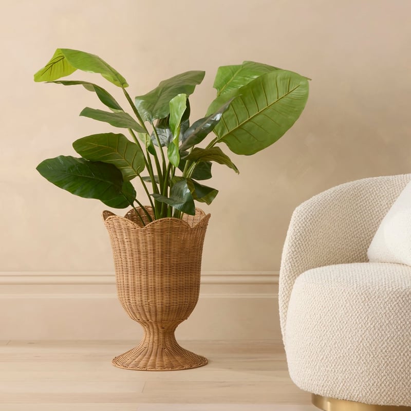 Marigold Natural Large Urn Basket