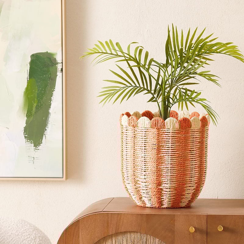 La Fiesta Terracotta & Natural Small Storage Basket