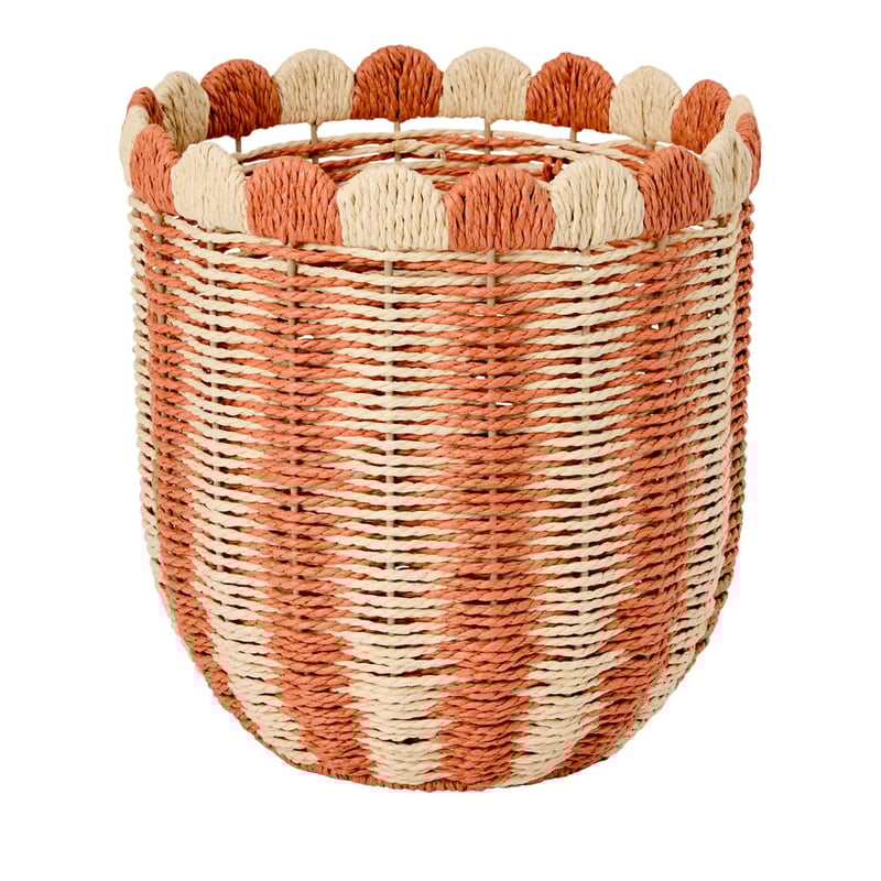 La Fiesta Terracotta & Natural Small Storage Basket