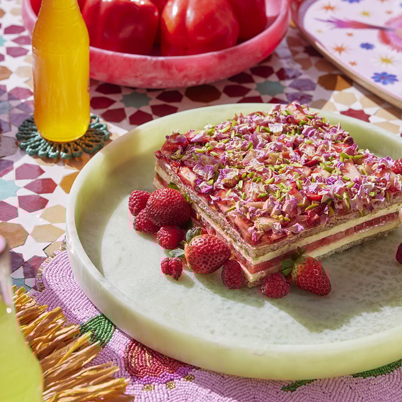 Calypso Matte Green Resin Tray