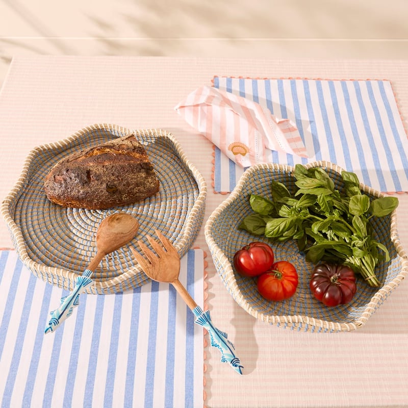 Stripe Blue Placemat Pack of 2