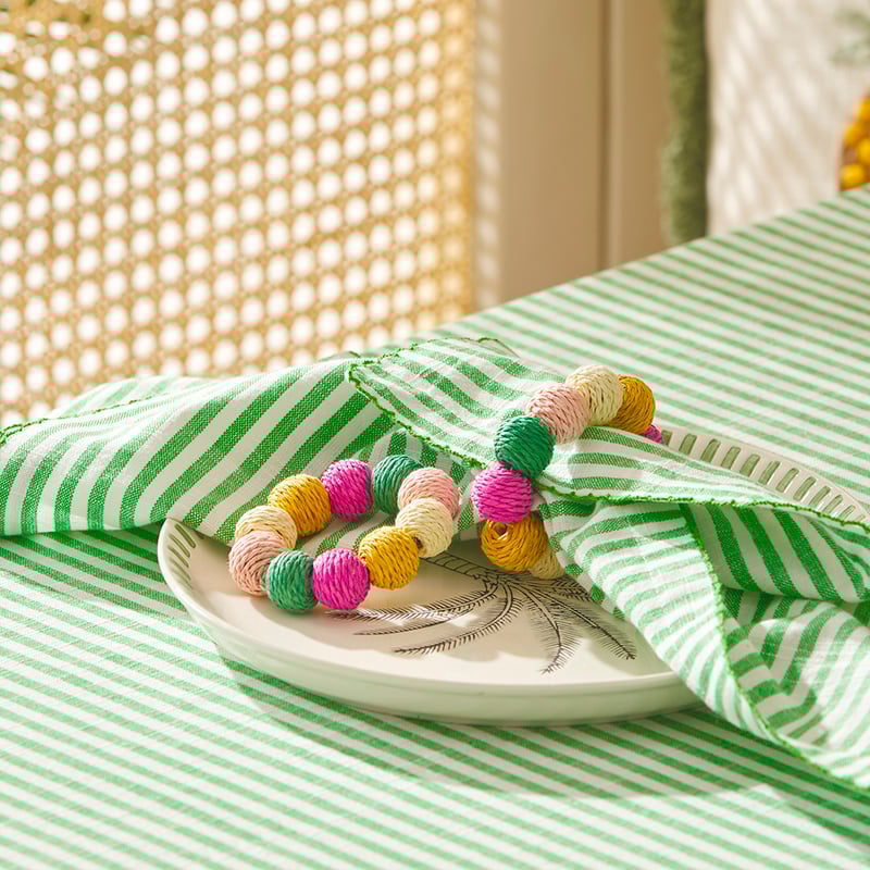 Dot Multi Napkin Rings Pack of 2