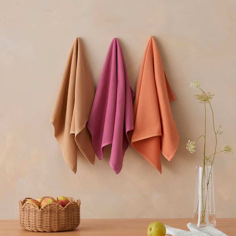 Luxe Spiced Berry Tea Towel Pack of 3