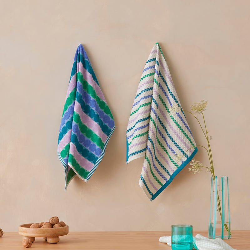 Mimi Jewels Cotton Bamboo Tea Towel Pack of 2