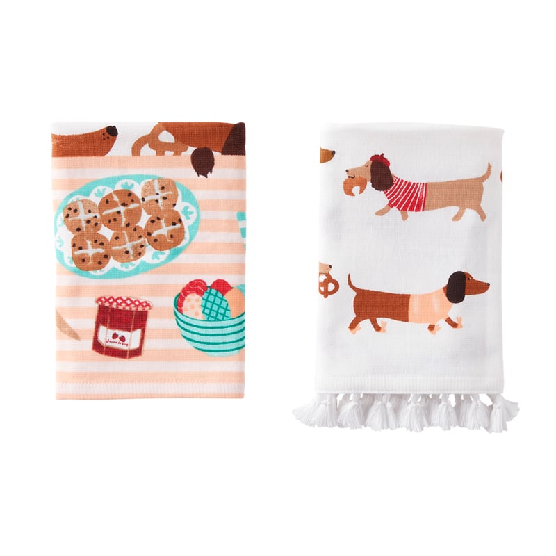 Easter Dachshunds Tea Towels Pack of 2