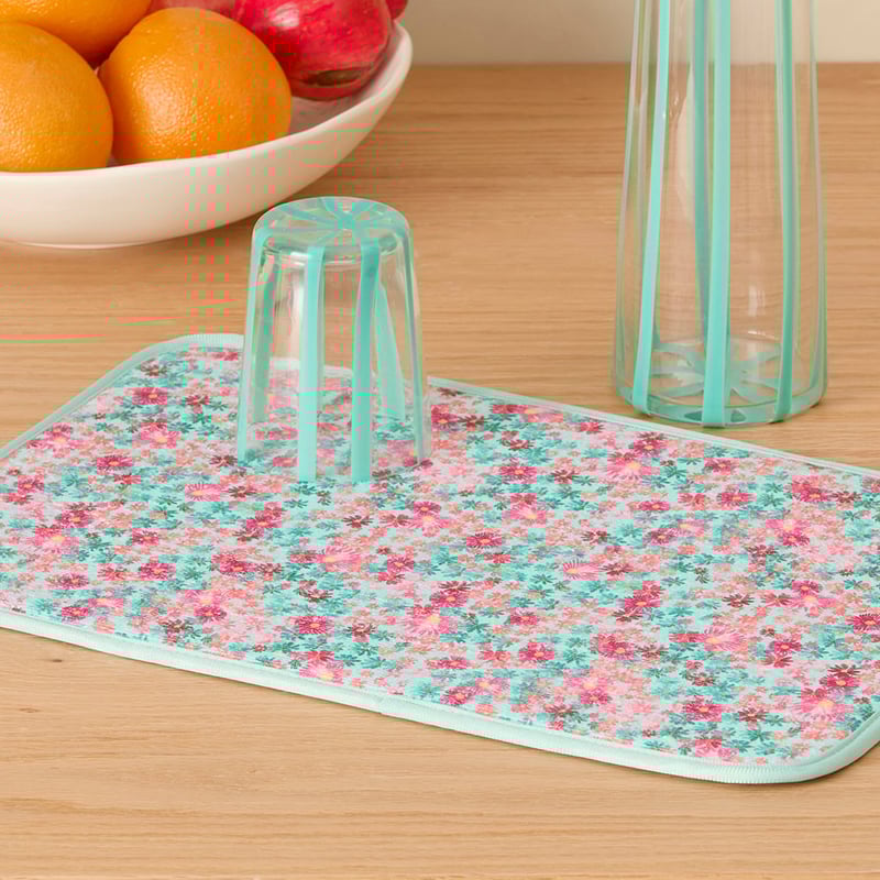 Harper Berry Floral Reversible Drying Mat