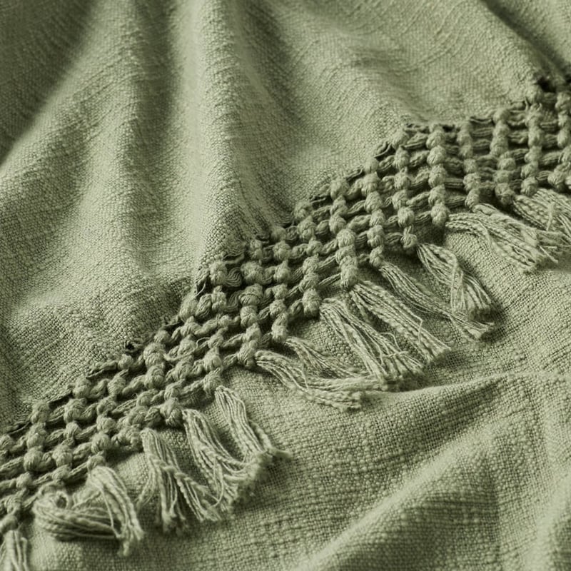 Macrame Forest Knot Throw
