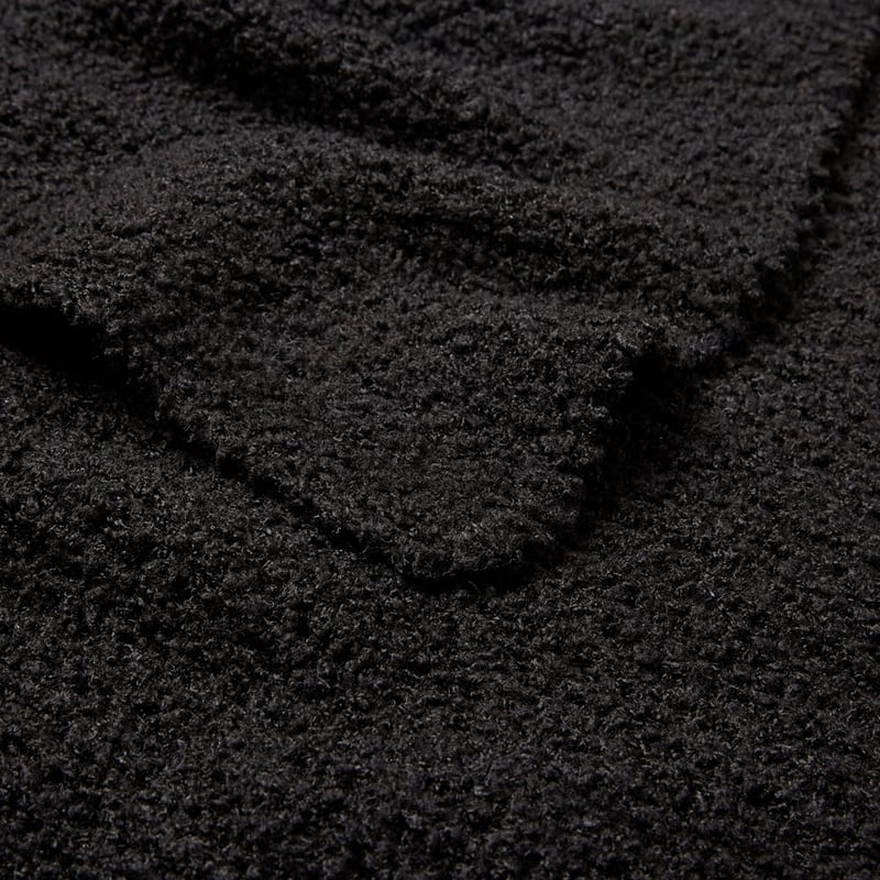 Manhattan Black Boucle Throw