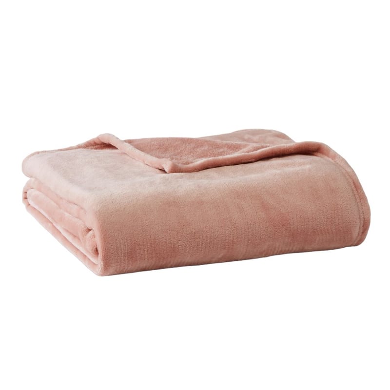 Aspen Dusky Rose Fleece Blanket