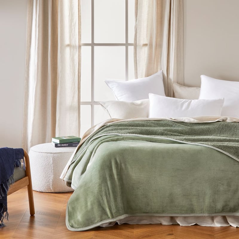 Sherpa Sage Blanket