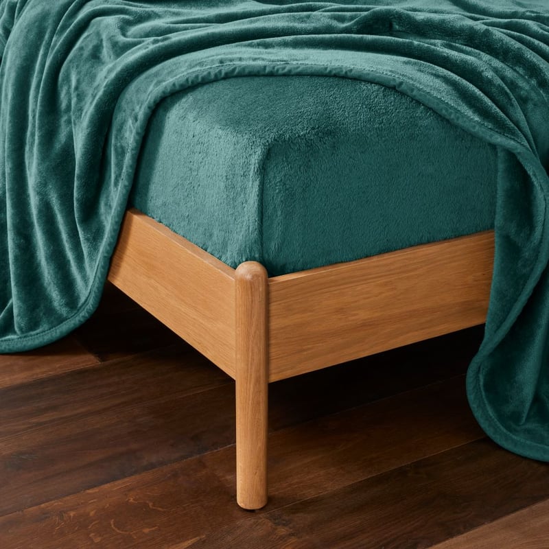 Sherpa Teal Blanket