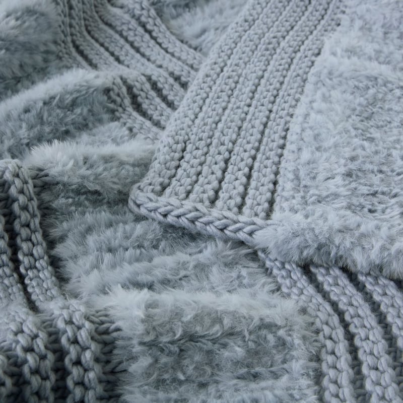 Kirby Blue Rain Stripe Throw