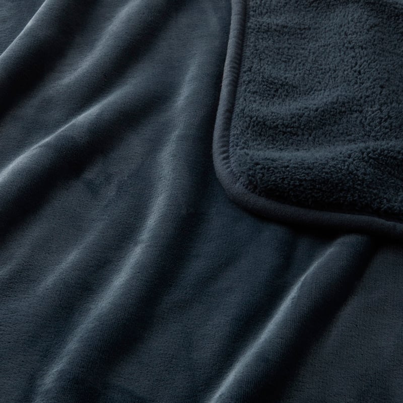 Sherpa Navy Throw