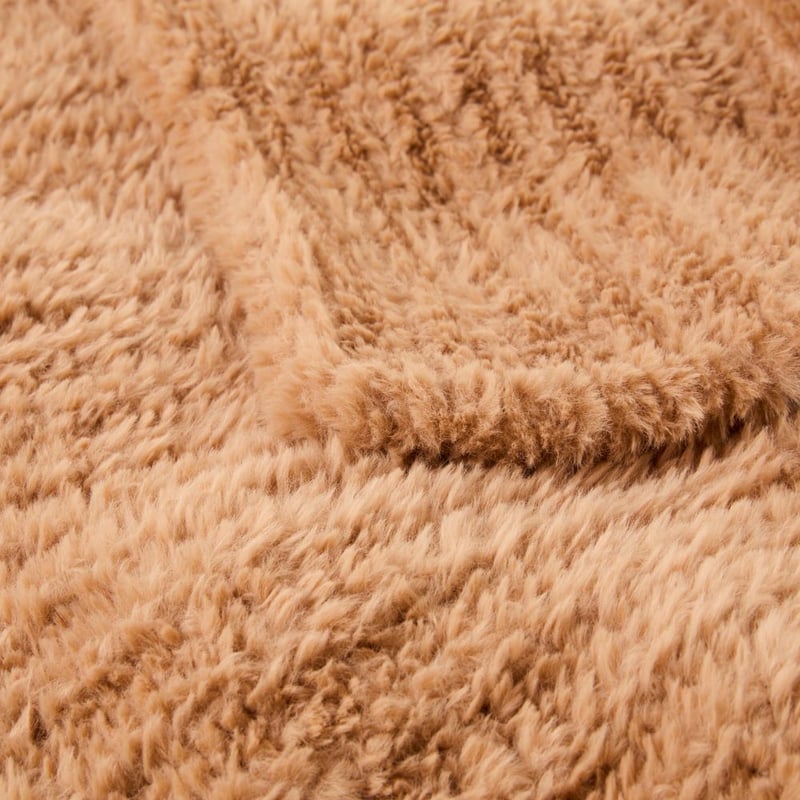 Munich Tan Feather Yarn Throw