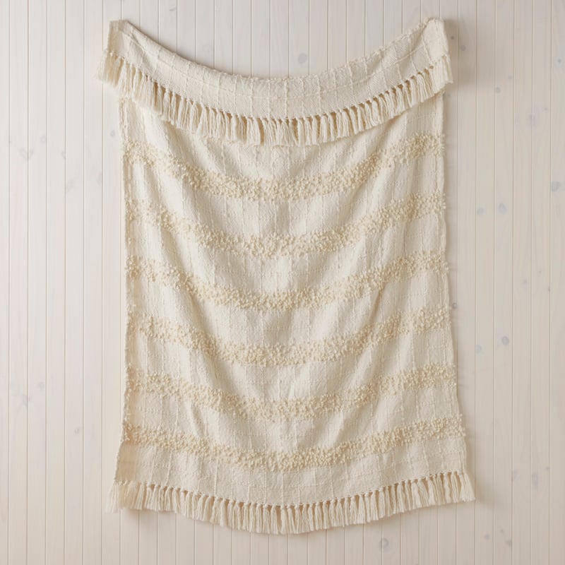 Seoul Natural Check Throw