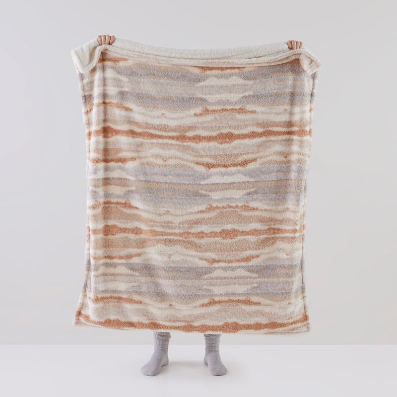 Fuji Brown Throw