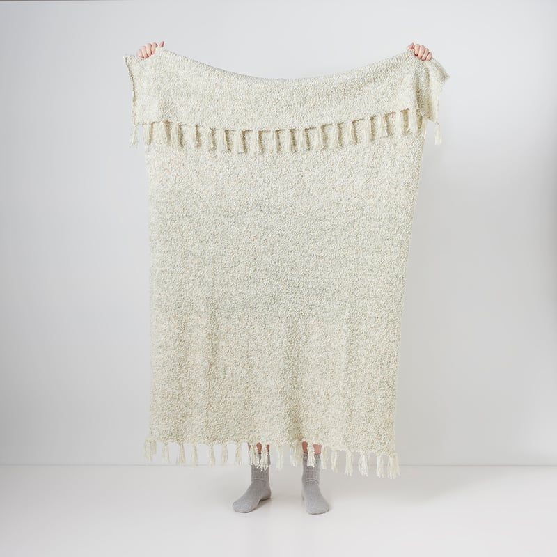 Bergen Green Boucle Throw