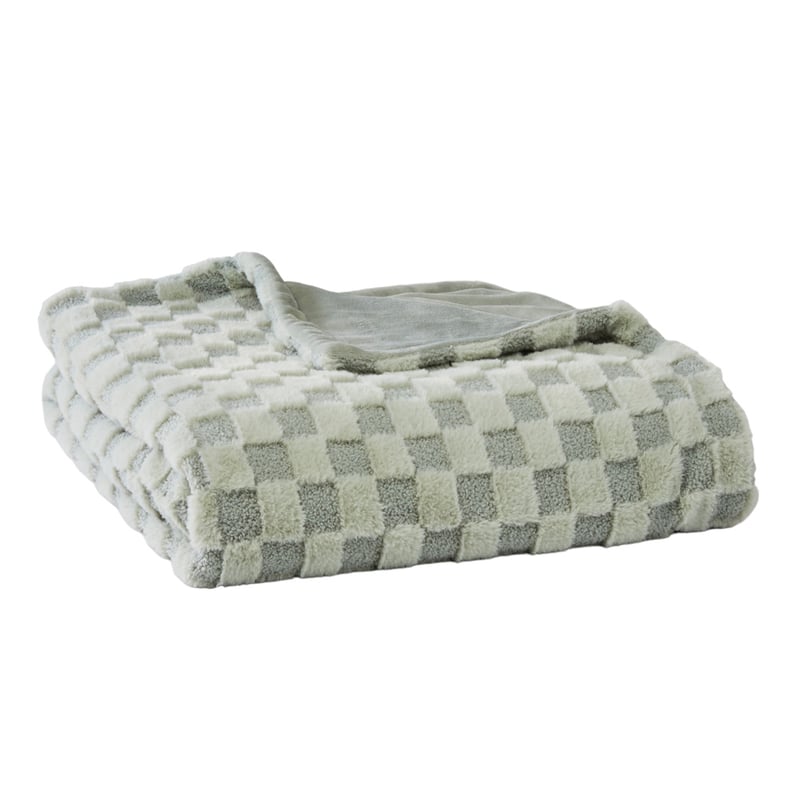 Estonia Green Check Blanket