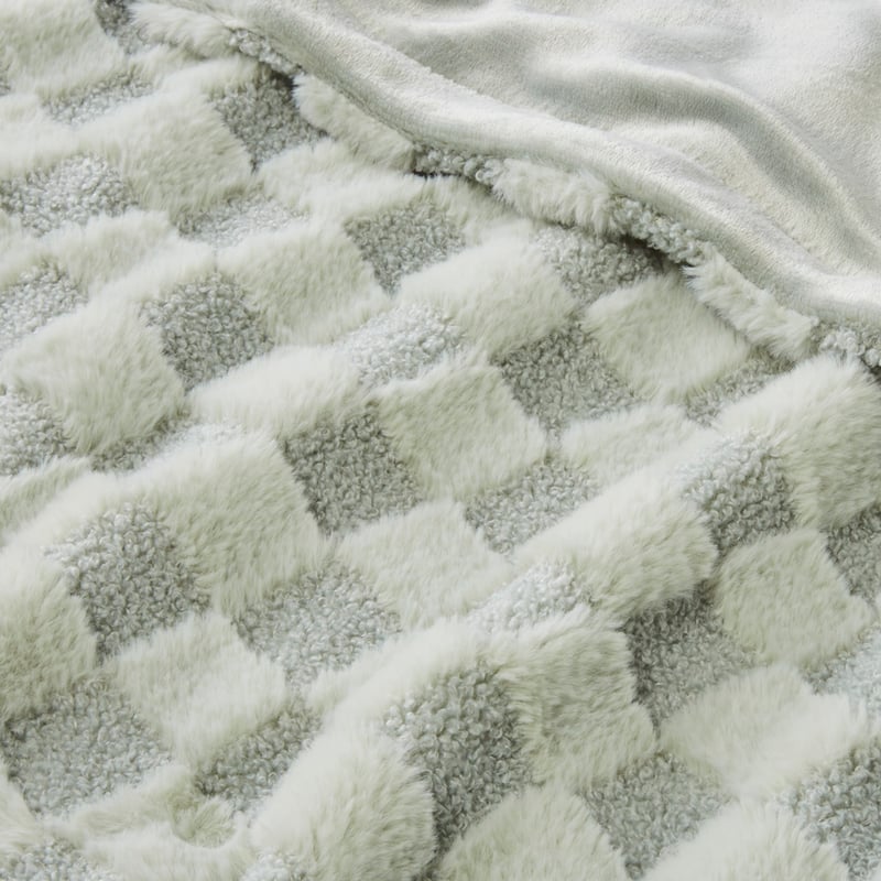 Estonia Green Check Blanket