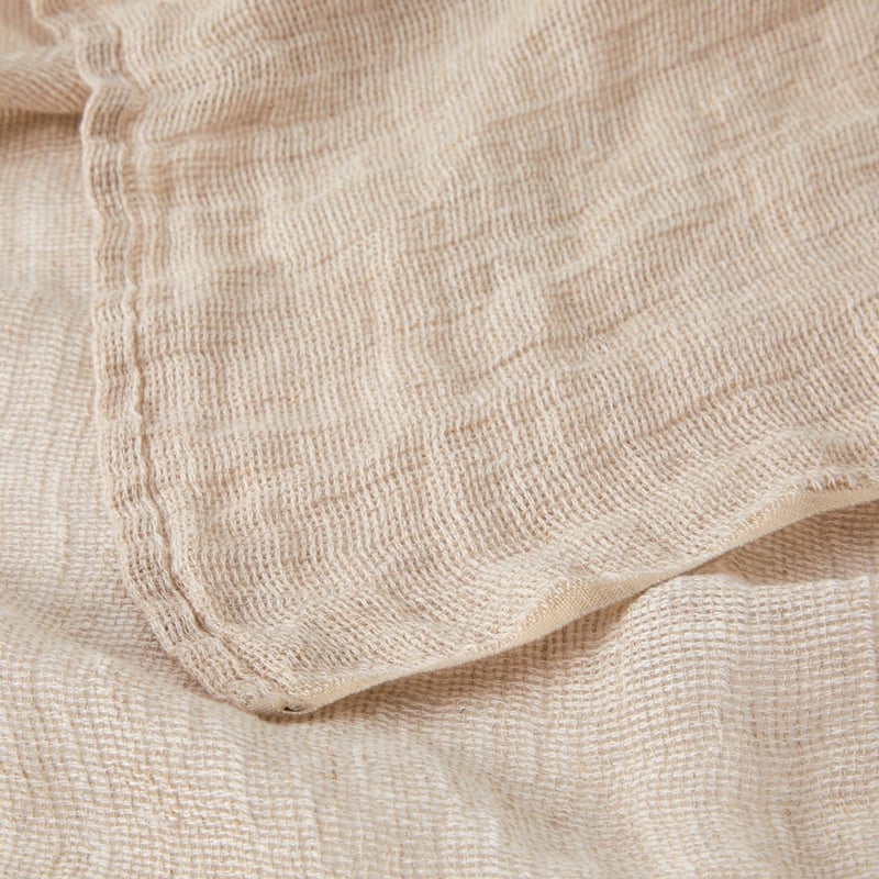 Canova Natural Linen Throw