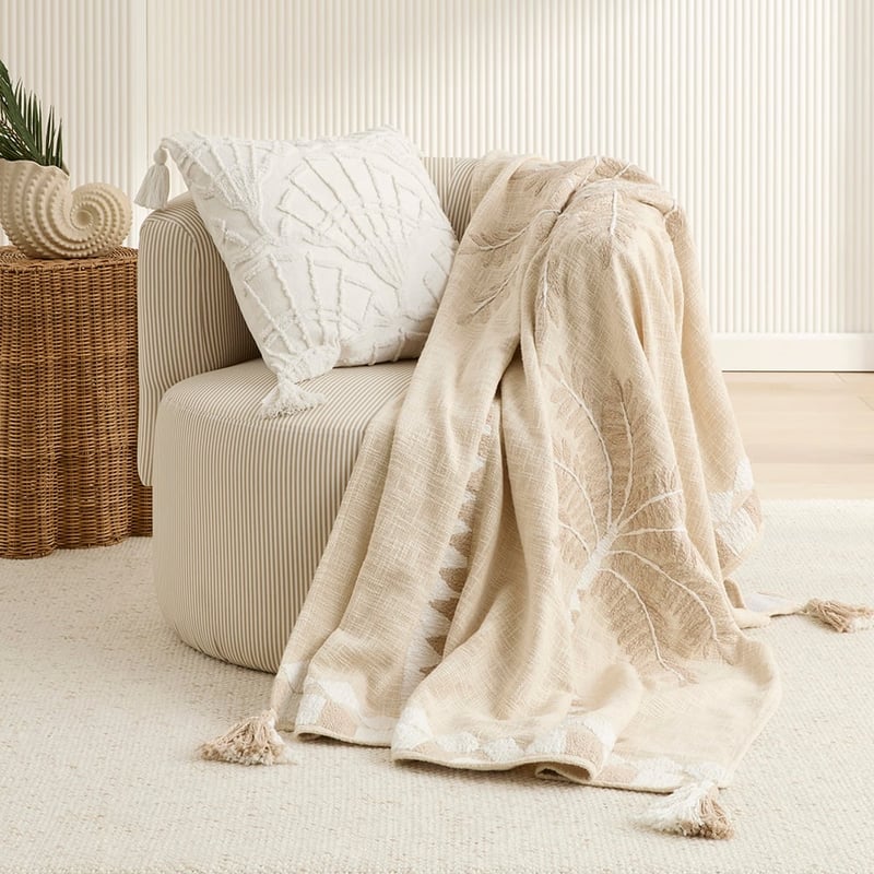 Kiki Palm Naturals Throw
