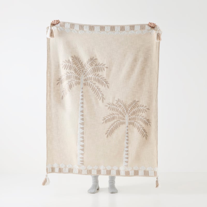 Kiki Palm Naturals Throw