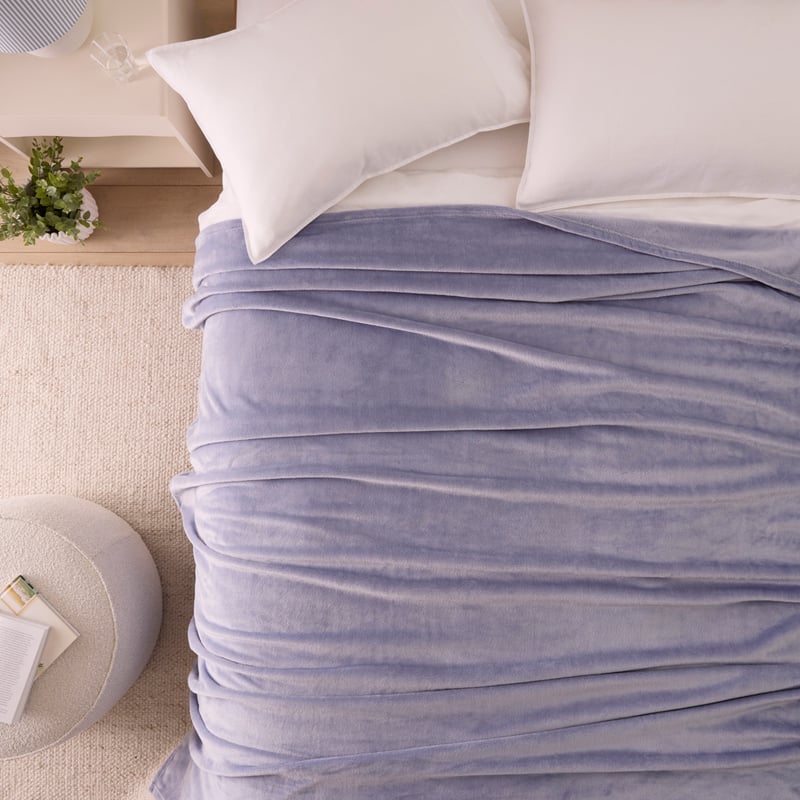 Aspen Blue Fleece Blanket