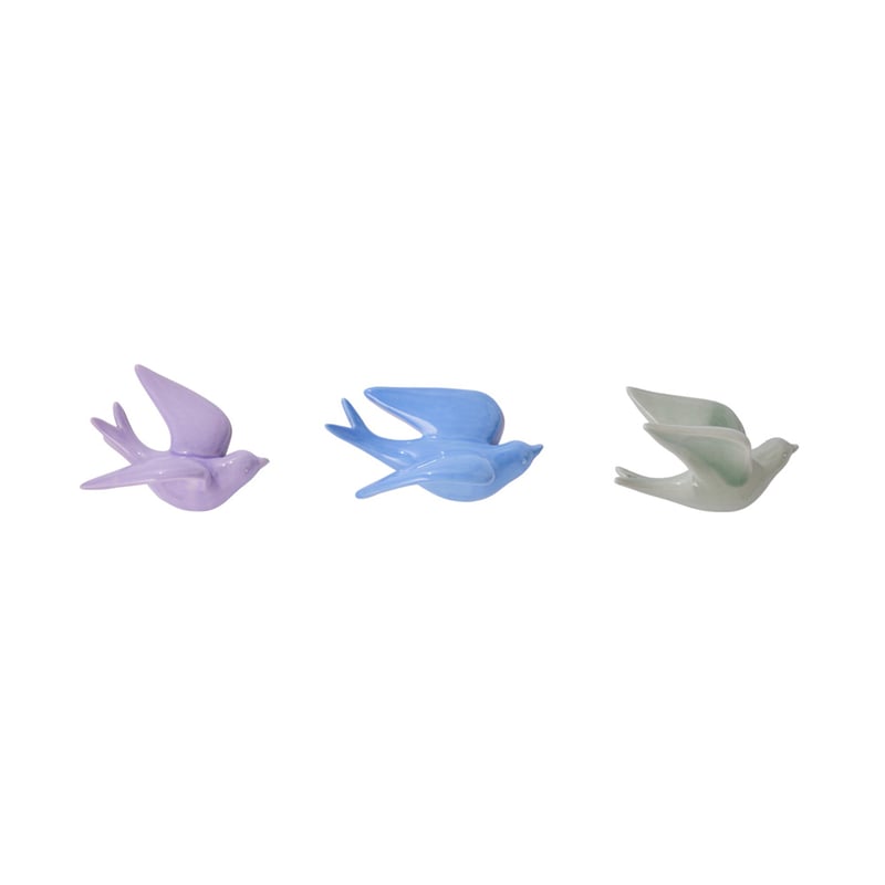 Flying Swallow Multi Birds Set of 3