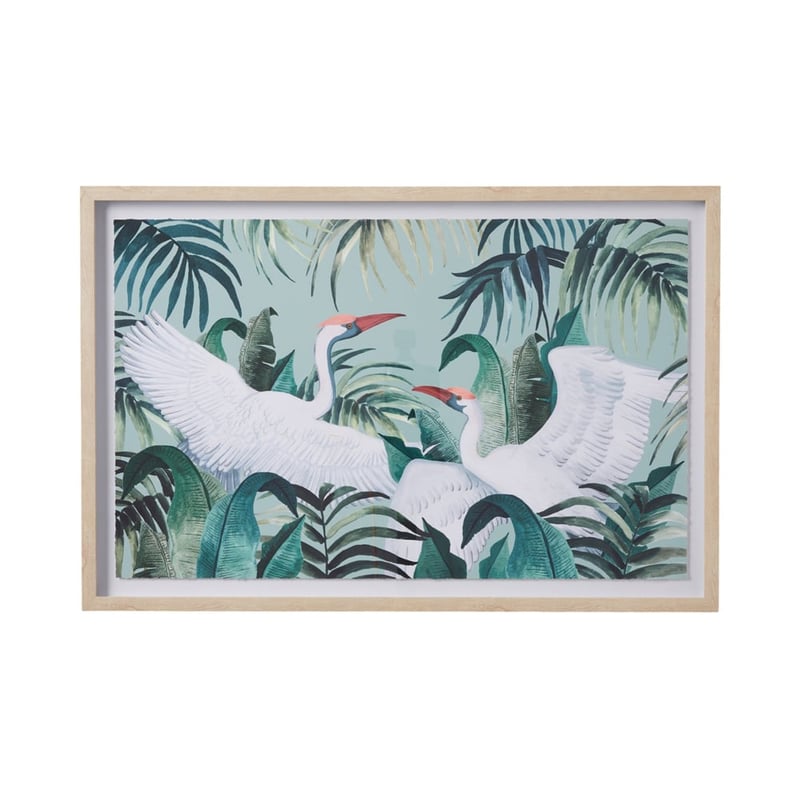 Birdhouse Margot Cranes Wall Art