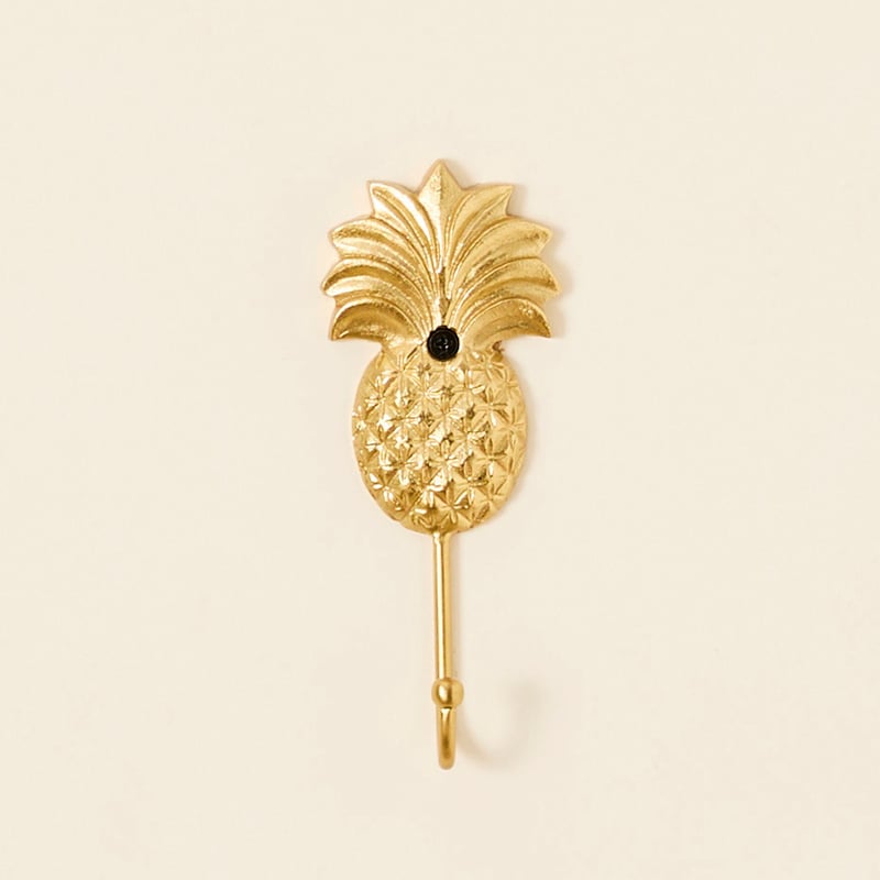 Brass Pineapple Wall Hook