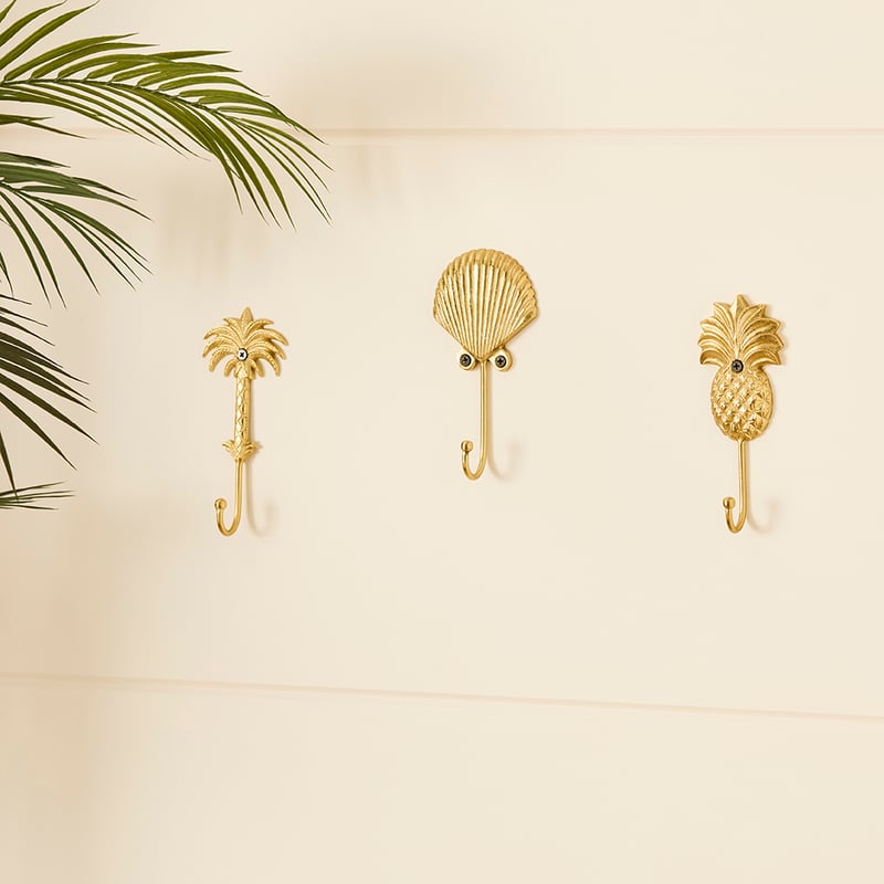 Brass Pineapple Wall Hook