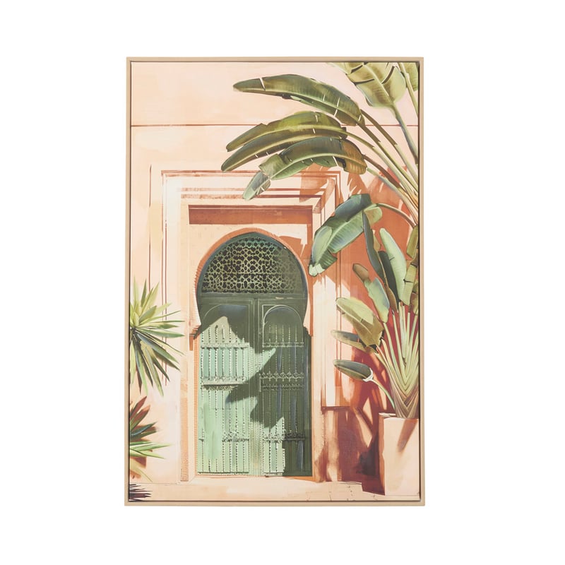 Santiago Palm Villa Door Canvas