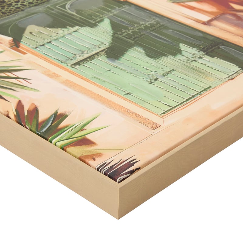 Santiago Palm Villa Door Canvas