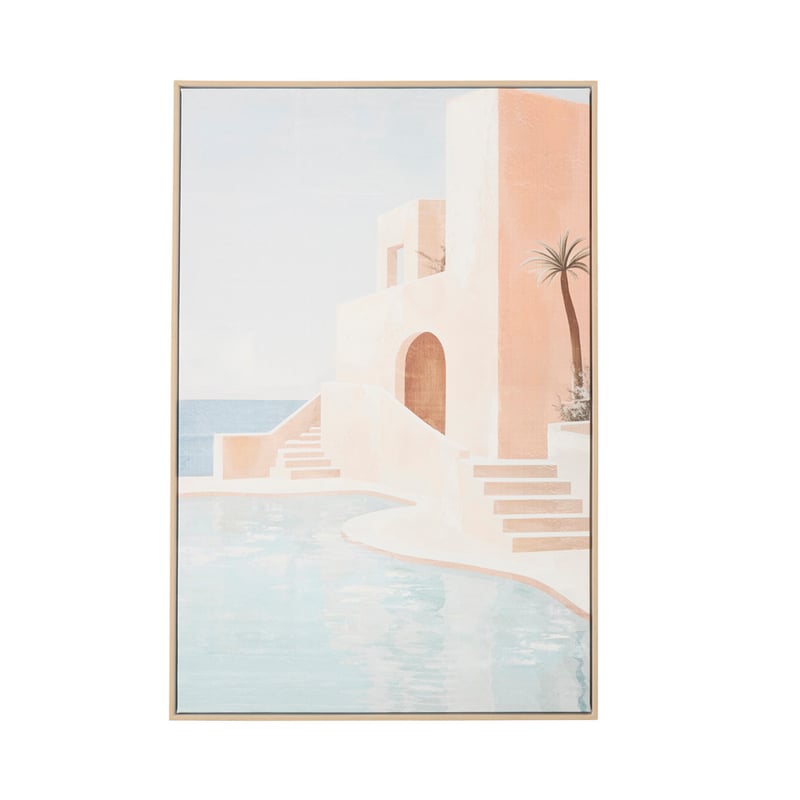 Santiago Pool View Canvas