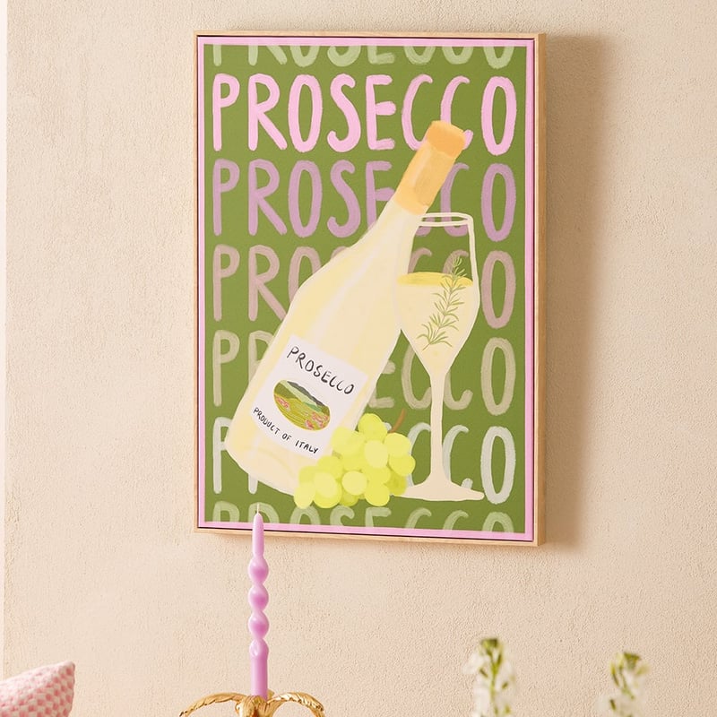 Cocktail Hour Prosecco Canvas