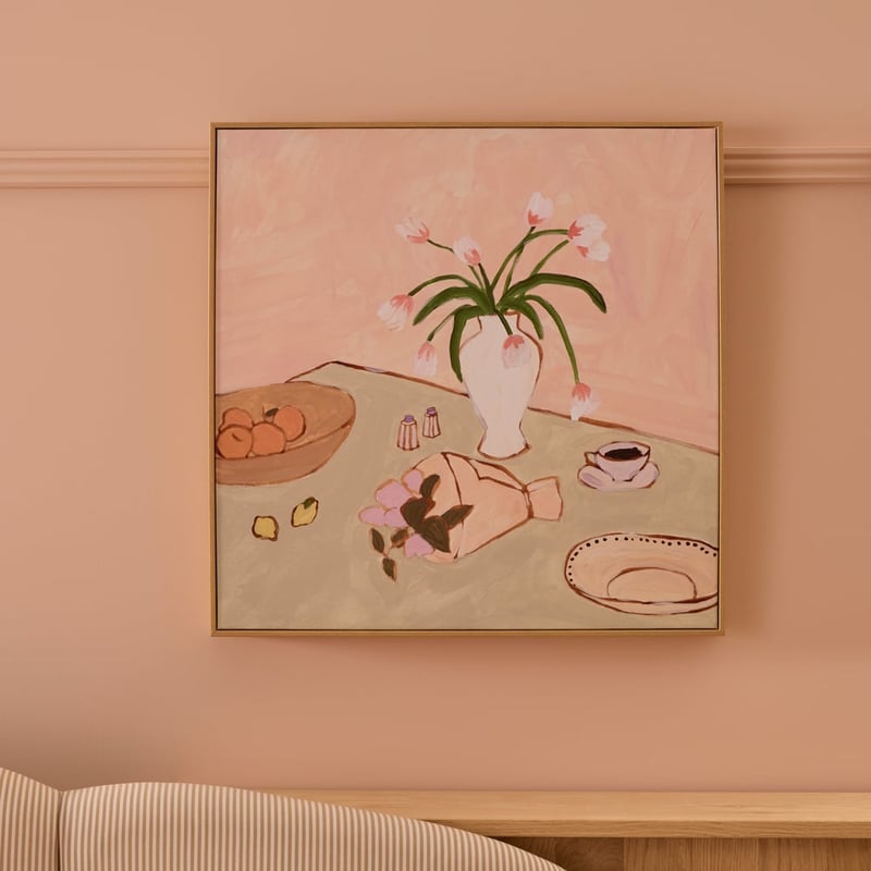 Weekend Tabletop Brunch Date Canvas