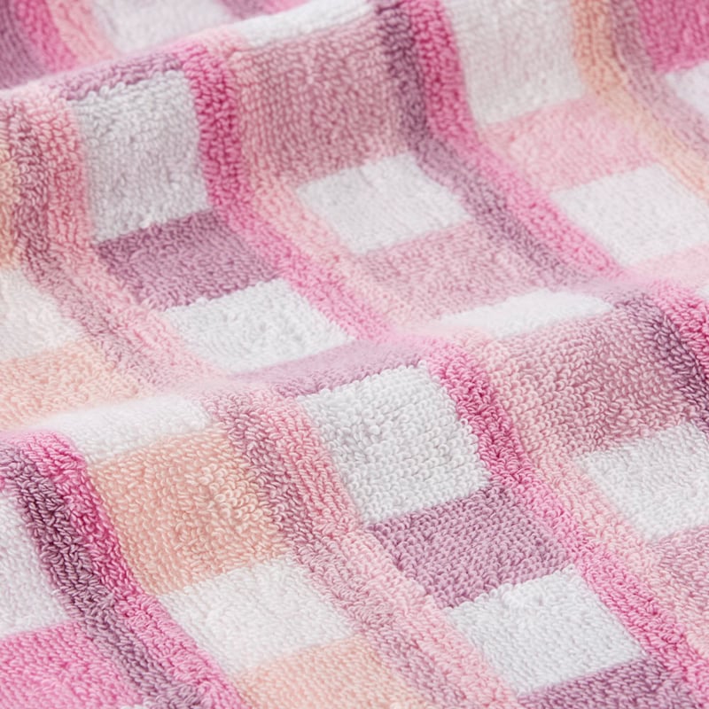 Charlie Check Pinks Face Washers Pack of 2