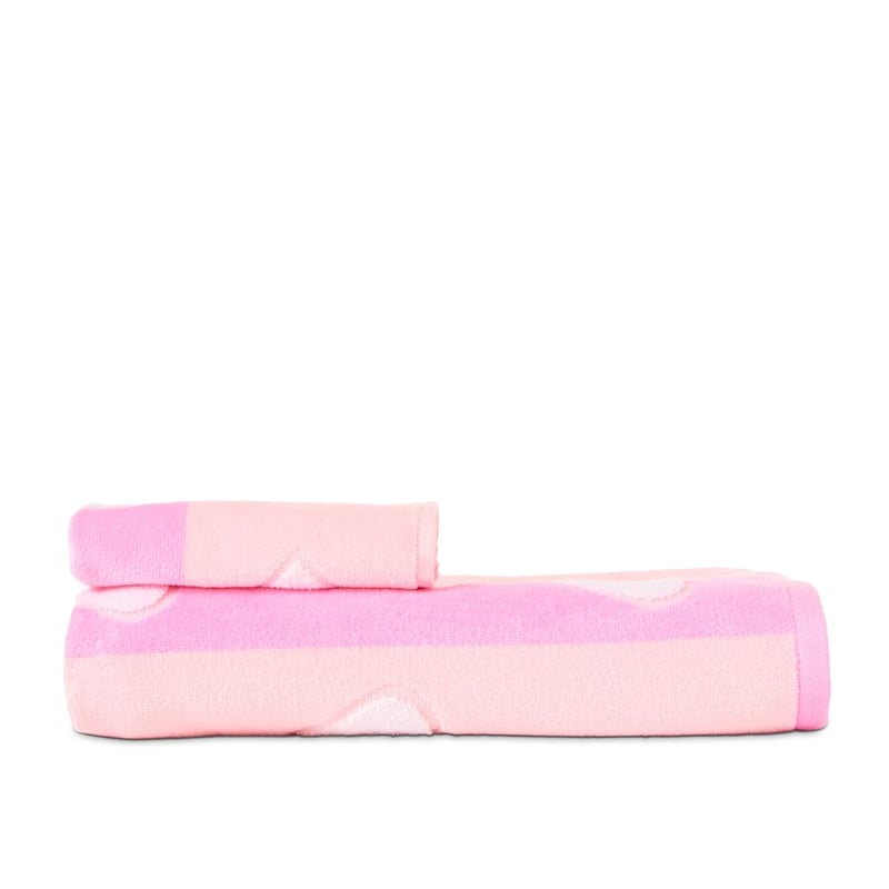 Sweet Hearts Pink Towel Range