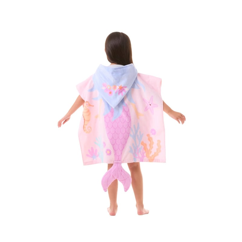 Mia Mermaid Character Hooded Beach Towel 