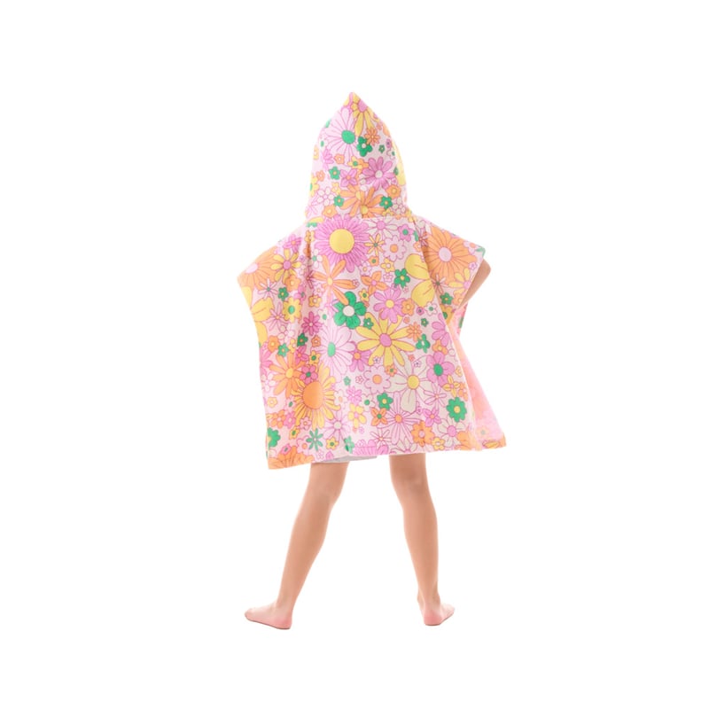 Summer Floral Hooded Beach Towel 