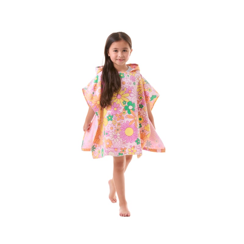 Summer Floral Hooded Beach Towel 