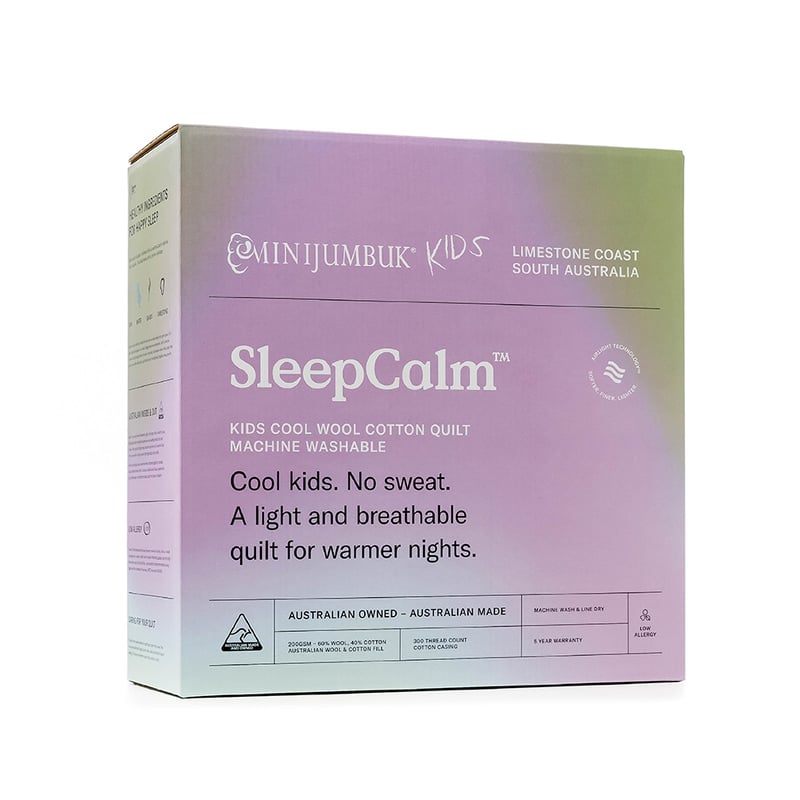 Sleep Calm Kids Cool Wool Cotton Quilt