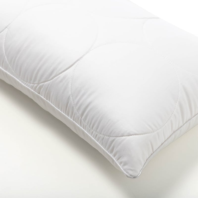 Sleep Calm Medium Profile Kids Wool Cotton Quilted Pillow