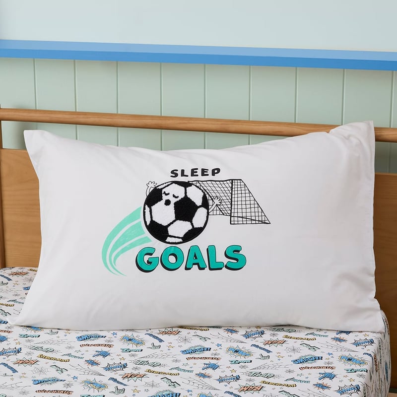 Sleep Goals Kids Text Pillowcase