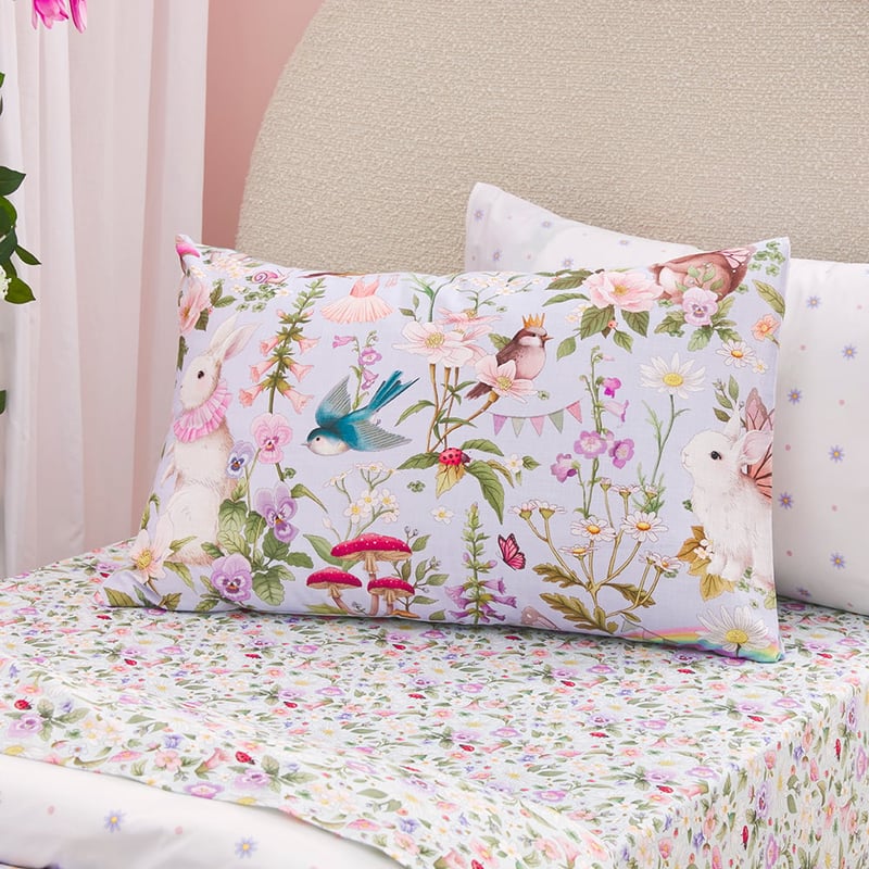 Fleur Harris Fairyland Lilac Quilt Cover Set